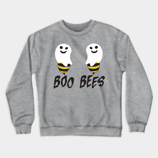 Funny Halloween Boo Bees Design design Crewneck Sweatshirt by Blue Zebra